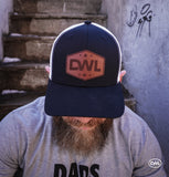DWL Trucker Snapback - Black & White with Patch