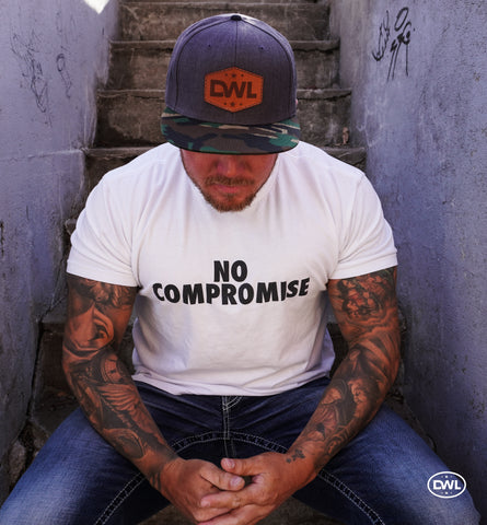 "No Compromise" T-Shirt - White